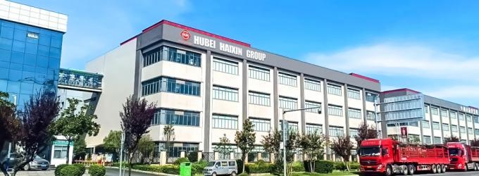 Haixin Group, a factory for the production and processing of non-woven fabric products for medical protective equipment, as captured in real photos