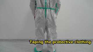 Covering protective suit