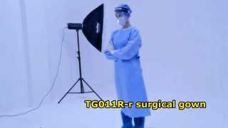 TG011R-r High Performance Sterile Reinforced Surgical Gowns